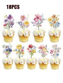 Trang trí tiệc sinh nhật chủ đề hoa dại - Trang trí tiệc mừng em bé chủ đề hoa dại, trang trí bánh cupcake hoa, trang trí bánh kem hoa, đồ dùng trang trí tiệc cưới chủ đề vườn cho cô dâu, trang nhã và tinh tế. - Nhiều màu - Xem 11