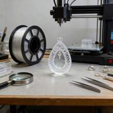 1公斤（2.2磅）PETG 1.75毫米3D打印耗材，两种颜色可选 | 高精度、高耐久性，长度330米 | 兼容大多数FDM 3D打印机和笔，适用于DIY模型和原型制作 | 附着力强 - 质地光滑，光泽度高，尺寸精度±0.02毫米 - 單件 - 查看 7