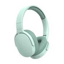 Wireless Over-Ear Bluetooth Headphones, Deep Bass Wireless Headphones With Mic, Noise Isolating, Lightweight Folding HiFi Stereo Headset For Travel/Tablet/PC/Home - 綠色 - 查看 1