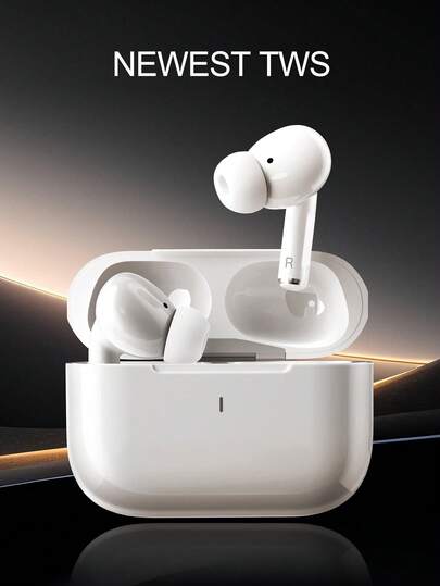 True Wireless Bluetooth Earbuds With Built-In Microphone For Clear Calls, Long Battery Life, Sweat-Resistant Design, Comfortable Fit, Compatible With IOS And Android Devices, Suitable For Fitness, Running And Daily Use
