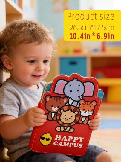 1pc Infant & Toddler Tear-Resistant Reusable Sticker Book, Early Education Puzzle, Parent-Child Interactive Game, Fine Motor Skills Training, Montessori Learning Toy, Brain Development, Children's Day Gift