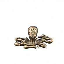 Octopus Small Ornament Brass Ornament Home Office Handheld Toy Ornament Small Gift Creative Ornament - Little Octopus - View 5