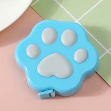 2pcs Cute Cartoon Cat Paw Mini Retractable Tape Measure, Soft Flexible Ruler With Button, Suitable For Tailoring, Sewing, Body Measurement, Portable Small Size - A - View 14