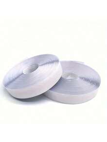 Double-Sided Adhesive Tape, Hook And Loop Self-Adhesive Tape, For Window Fixing, Photo Frames, Mosquito Nets, Carpets, Car, Strong Adhesive - White - View 2