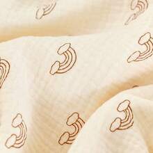 Babyfilt, Liten barnfilt, Mjuk gasfilt, Pärlfilt, Barnfilt i gasfilt, Tuppfilt för dagis, Fleecefilt med pärlor, Dubbelsidigt täcke, Liten babyfilt, Tunn liten filt - Multifärgad - Visa 8