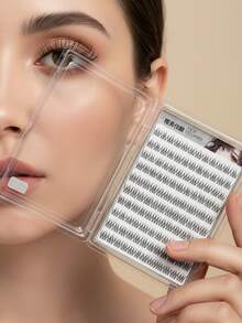 Eyelash Clusters, Eyelash Extensions, Natural Single-Filament Lashes, D-Curl, 120 Pairs Of False Lashes, Thick Single-Filament Lash Clusters, Home-Use Lash Clusters, Lash Clusters, Single-Filament Lashes, Lashes, False Lashes - Multicolor - View 9