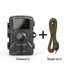 1080P高清野生动物监控摄像头，户外追踪摄像头，野生动物摄像头，夜视功能，移动侦测，音频报警，可壁挂安装，IP66防水，PIR红外夜视，0.8秒移动侦测触发，1080P高清分辨率，是户外狩猎和野生动物观察的理想选择。 - 軍綠色 - 查看 7