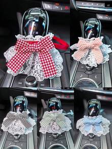 Cute Car Manual & Automatic Gear Shift Knob Cover Protector Set - A - View 10