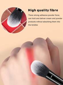 Eid Al-Fitr 31pcs/1pc Makeup Brush Set: Includes 20 Soft Makeup Brushes-Powder Brush, Blush Brush, Contour Brush, Highlighter Brush, Foundation Brush, Nose Contour Brush, Eyeshadow Brush, Eyebrow Brush, Lip Brush, And Detail Brush-Plus 1 Travel-Friendly Waterproof Makeup Bag - Black - View 8