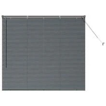 vidaXL Jalousien Aus Aluminium, Dunkelgrau, 130 X 145 Cm - Tagli Unica - Visualizzare 2