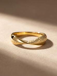 1pc Exquisitely Elegant Diamond-Studded Zirconia Ring Sterling Silver S925 Gift Woman, Ideal For Dances, Gatherings, And All Types Of Parties - Hourglass Ring - View 1