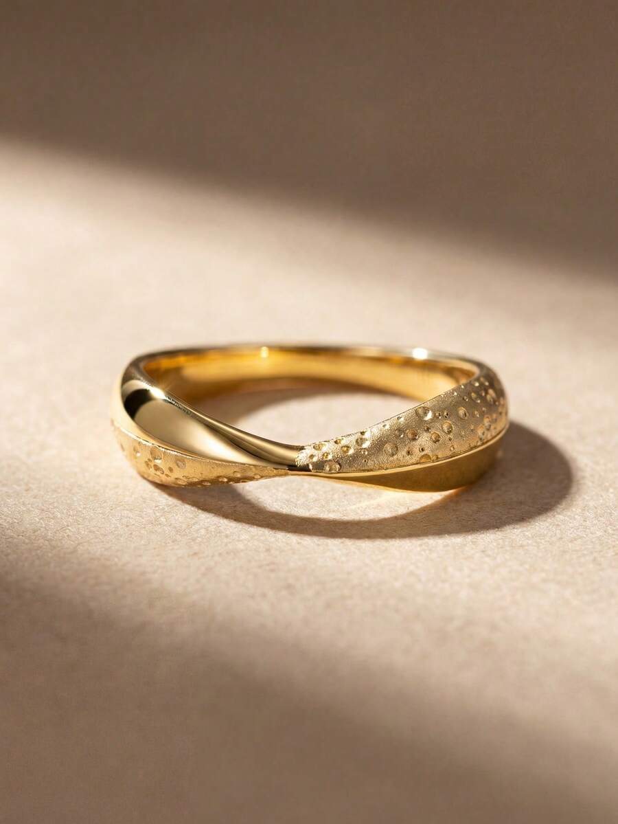 1pc Exquisitely Elegant Diamond-Studded Zirconia Ring Sterling Silver S925 Gift Woman, Ideal For Dances, Gatherings, And All Types Of Parties - Hourglass Ring - View 1