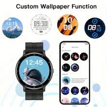 Reloj inteligente con pantalla HD de 2,01", unisex, llamada Bluetooth, cámara remota, múltiples carátulas, podómetro, modos deportivos múltiples, ideal para mujeres - Multicolor - Ver 3