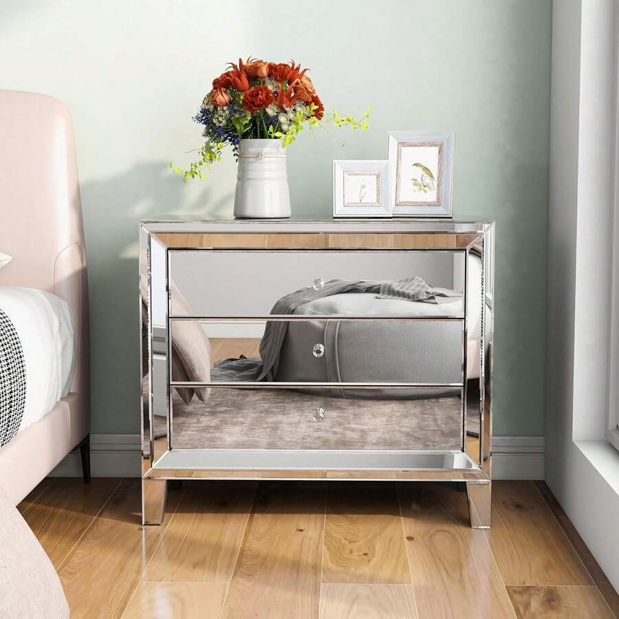 Nightstands - Silver - View 1