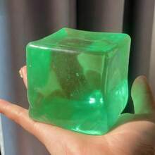 1 pieza Caramelo de malta en forma de cubo gigante, juguete antiestrés suave y esponjoso, ideal para viajar, el aula, baño, cumpleaños y otros regalos - Multicolor - Ver 11