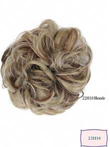 High Temperature Fiber Messy Bun Hair Scrunchie With Hair Ties, Suitable For Various Occasions - Multicolor - View 26