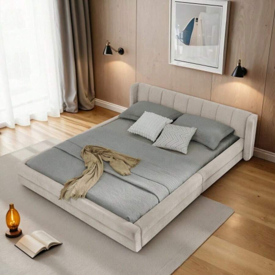 Bed Bases & Foundations - Beige - View 1