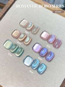 Sơn móng tay gel Miss Leia 1-6 15ml họa tiết sóng lãng mạn, hạt thủy tinh, mắt mèo, màu trắng mới, bột từ tính đậm đặc, gương bóng, màu sắc phổ biến, thích hợp cho người mới bắt đầu, nghệ thuật làm móng, sấy khô bằng đèn LED UV, bán vĩnh cửu, thích hợp cho thẩm mỹ viện, bộ dụng cụ làm móng, tự làm tại nhà, quà tặng du lịch cho nữ, dụng cụ làm móng. - Nhiều màu - Xem 3