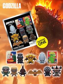 Móc khóa hình nhân vật Keizer Ghidorah 3D trong hộp bí mật, sản phẩm chính thức được cấp phép, thuộc series anime Toho, thích hợp làm quà tặng sinh nhật. 1 chiếc. - Nhiều màu - Xem 2