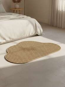 1 Pc Polyester Doormat, Machine Washable, Pineapple Design, Pet-Friendly, Scratcher For Cats, Textured Surface For Grip, Suitable For Entryway, Patio, Modern Decor, Shoe Mat, Welcome Mat, Outdoor Rug, Small Carpet, Dirt-Resistant, Vacuum Cleanable - Multicolor - View 5