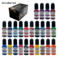 16 Colors Water-Based Pigment Set, High Concentration Colorants, Suitable For Resin/Jesmonite/Plaster Crafts, DIY Handmade Art Supplies - XSKJ1222 - View 10