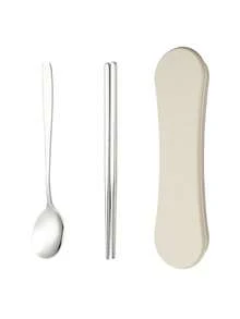 Set Wadah Makan Siang Terisolasi Portabel Dewasa & Pelajar 1/3/4/5 buah, Kotak Bento Stainless Steel yang Dapat Ditumpuk untuk Makanan Panas, dengan Tas Makan Siang Terisolasi, Unisex, 4 Wadah Makanan Panas Terpisah, Aman untuk Microwave (Aprikot/Cokelat) - MultiWarna - View 15