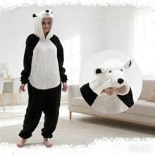 Women Lounge Sets - Black and White - View 2