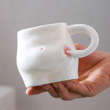 Cute Belly Ceramic Mug, Funny Healing Style Stress Relief Water Cup, Personalized Home/Office Drinkware, Unique Creative Gift - Multicolor - View 8