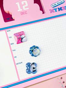 6pcs 3D Luminous Stickers, Suitable For Phone Cases, Notebooks, Planners, Children's Creative Stickers - Multicolor - View 8