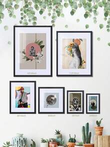 Bingkai Foto PVC Mewah Warna Hitam Matte Klasik – Kaca Akrilik Berkualitas Tinggi Tahan Pecah, Ukuran 4x6/5x7/8x8/8x10/11x14/12x16 Inci, Tersedia dalam Berbagai Ukuran untuk Dipasang di Dinding atau Diletakkan di Meja. Sempurna untuk Memperindah Dekorasi Rumah - MultiWarna - View 8