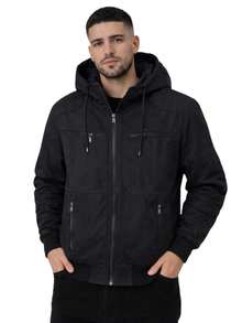 Women's Puffer Jacket, Blogger Style, Thick And Lined - Negro - Ver 1