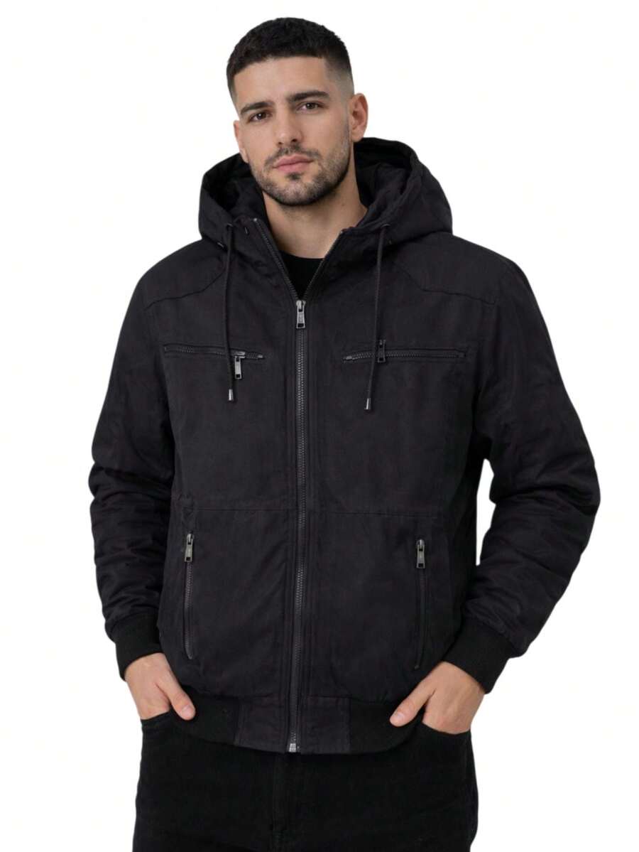 Women's Puffer Jacket, Blogger Style, Thick And Lined - Negro - Ver 1