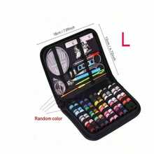 1pc Portable Sewing Kit Household Sewing Tools 10pcs/Set Thread Box Patching Needle Threader Hand Stitching Supplies Valentine DAY, Valentines Wedding, Birthday, ,Sewing ,Craft Supplies, Craft ,Sewing Supplies, Stitch, Sewing Accessories,Back To School - đen - Xem 15