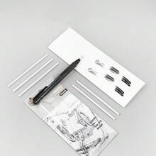 1 Set Retractable Mechanical Pencil With 5 Refill Leads, Suitable For Artists, Drafting, Drawing And School/Office Supplies - Multicolor - View 4