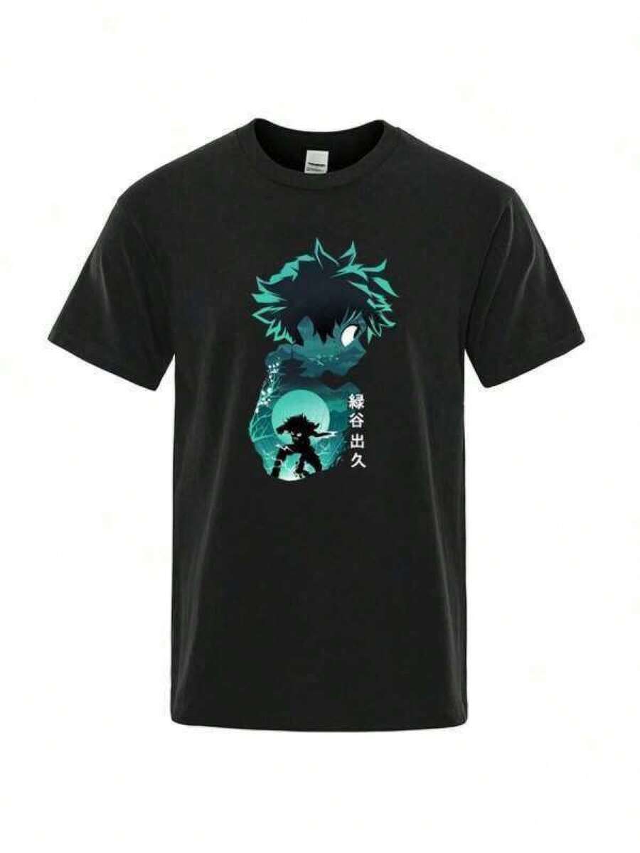 Men Outdoor Tees & Tanks - Black - View 1