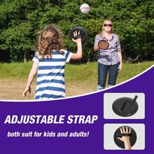 HYES 4 In 1 T Ball Sets For Kids 3-5 With Toss And Catch Ball Set, Hanging Tee Stand With Auto Pitching Machine/ 2 Bats, Indoor Outdoor Toys Baseball Gifts For Toddler Boys Girls, Purple - 4in1-purple - View 5
