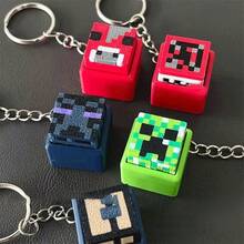 Minecraft Spielfiguren Dekor Stressabbau Mechanische Tastatur Anhänger, Klick-Spielzeug Anhänger, Geburtstags-/Valentinstags-Geschenk - Verschiedenfarbig - Übersicht 4