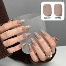 16毫升 Cozy Taupe 凝胶指甲油 014号 中性灰棕色 秋冬季办公日常优雅女士美甲可卸 UV LED 凝胶指甲油 三步系统 大瓶装 - 灰色 - 查看 5