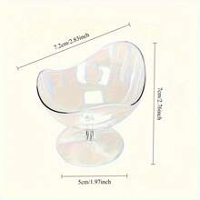 60/90ml Ball-Shaped Dessert Cups, Ice Cream Cups, Mousse Cups, Asymmetric Edge Dessert Bowls, Party-Ready Containers For Ice Cream And Sweets, Boxed Set - Transparent - View 7