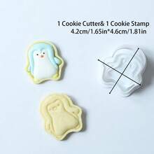 1个/8个海洋主题饼干模具，家用烘焙用品，卡通蔓越莓饼干面包烘焙切割器饼干印章 - 白色 - 查看 18