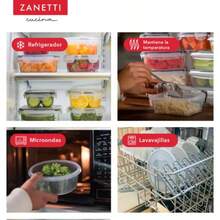 organizador de cocinaZanetti - Juego de 26 Recipientes Herméticos de Plástico para Alimentos - Sin BPA - Transparente - Ver 4