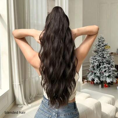 13x4 波浪卷高清蕾丝前假发，真人混纺发丝，预先拔毛，180%密度，无胶波波头假发，真人混纺发丝，女士短款波波头假发，前额假发，真人混纺发丝，自然黑色，10-36英寸