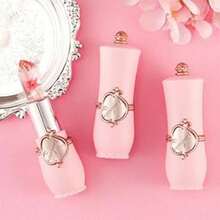 2pcs Crystal Jelly Dried Flower Lipstick, Magic Temperature-Change Lip Gloss, PH-Transparent Magic Lipstick, Long-Lasting Nourishing Moisturizing Lipstick, Plump Lips - Strawberry - 查看 2