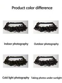 Synthetic Premium Adjustable Handmade Braided Elastic Band Hair Fashion Braiding Hair Headband Headwear For Women - Multicolor - View 6