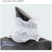 Ruffled Collar Autumn/Winter Cloak Scarf, Shawl Collar - Multicolor - View 9