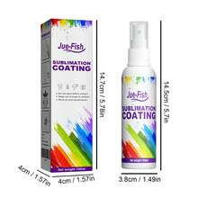 Sublimation Coating Spray | For Cotton T-Shirts & Polyester All Materials, Quick Dry Anti-Fade Washable, Complete Kit With Nozzle & Guide For Designers & Suppliers - A - View 8