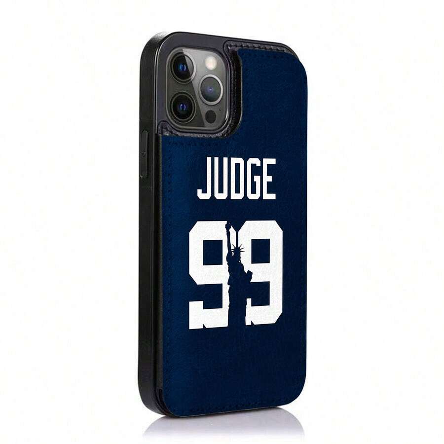 Estuche para teléfono inspirado en la Estatua de la Libertad del Juez 99 Compatible con teléfonos 17 16 Pro Max 15 Pro Max 13 y 12 Cuenta con un diseño a prueba de golpes con ranura para tarjeta de crédito y es impermeable, a prueba de caídas y resistente a rayones Es un gran regalo para familiares, amigos, amantes, novios/novias y para el Día de San Valentín - Negro - Ver 1