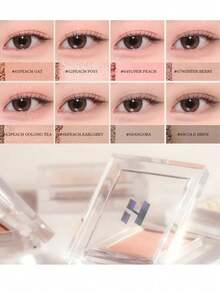 HOLIKA HOLIKA 我最爱的眼影色号 66 蜜桃伯爵灰，轻盈易晕染配方，柔滑压粉质地，持久不晕染，小巧便携，方便手指上妆，易于补妆，方便旅行携带，具有消肿功效，5 分钟快速打造完美妆容，韩国美妆，1.8 克/0.06 盎司 - 66 PEACH EARL GREY - 查看 5