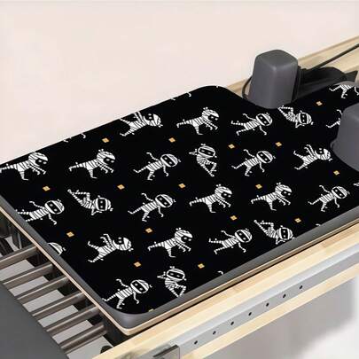 1pc 39*22inch Yoga Mat, Cute Mummy Design, Non-Slip & Wear-Resistant, Extra Wide & Thick Fitness Mat, Home & Professional Beginner Yoga/Pilates Training Mat, Multiple Styles Available