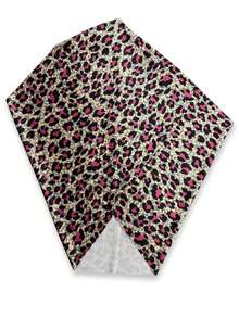 1pc Printed Instant Wear Hijab Underscarf - Rose Red Floral Print - View 3